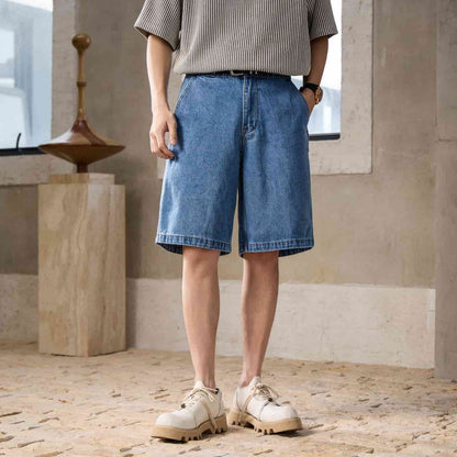 Legosport-casual-Blue-denim -shorts
