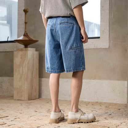 Legosport-casual-Blue-denim -shorts