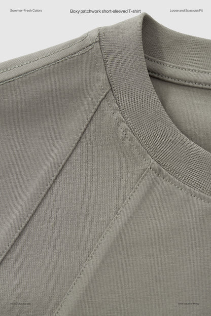 Men's-Paneled-T-Shirt